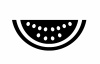 スイカイラスト（jpeg)