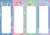 七夕まつりに使える短冊４種類のセット