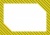 斜めのストライプの囲み枠（黄色）