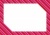 斜めのストライプの囲み枠（ピンク）