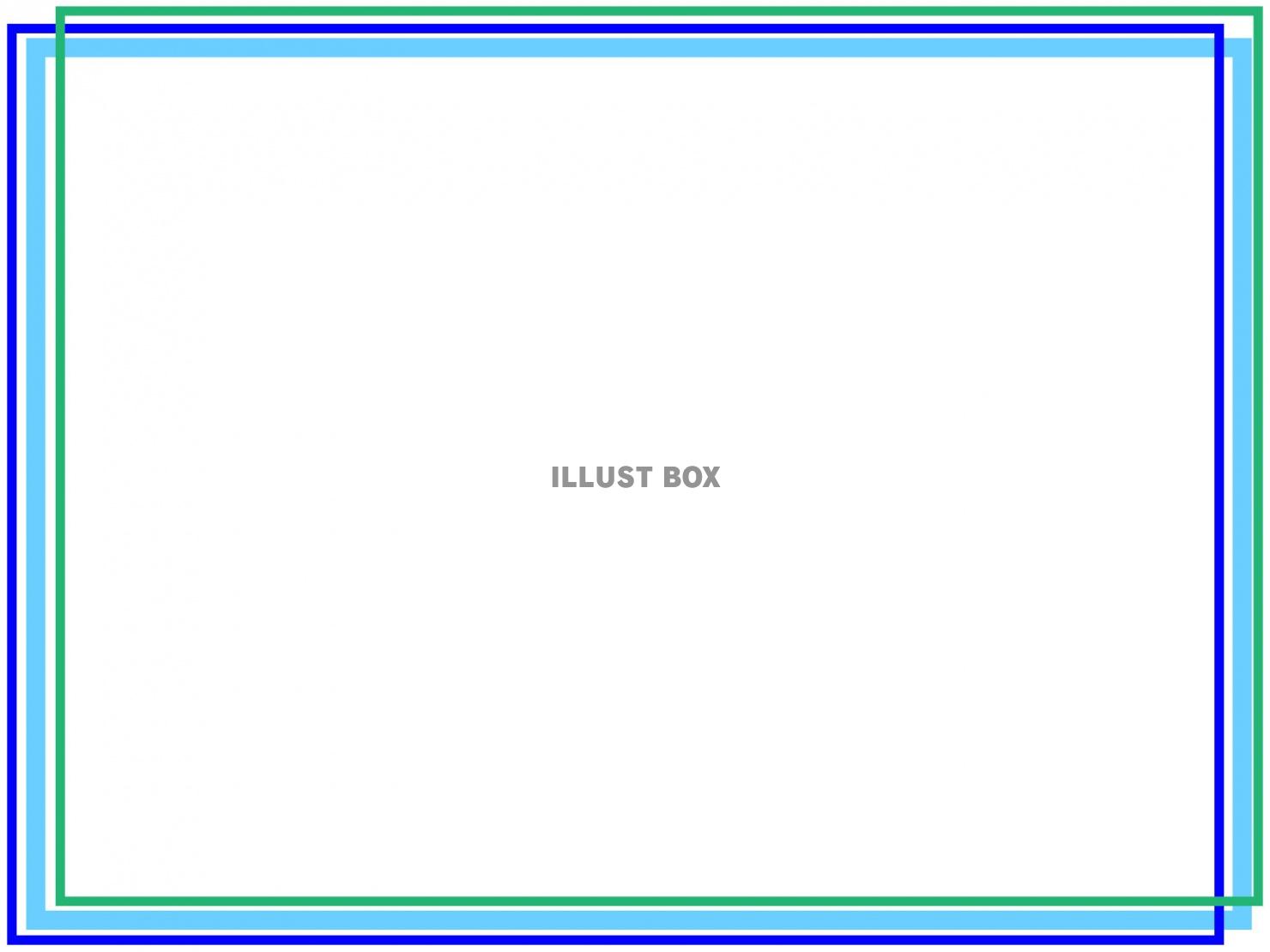 ３重枠のシンプルデザインフレーム【JPEG】02