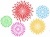 打ち上げ花火の壁紙画像シンプル背景素材イラスト