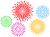 打ち上げ花火の壁紙画像シンプル背景素材イラスト透過png