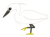 コサギ（日本の野鳥）　透過PNG