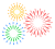 打ち上げ花火素材　透過png