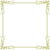 お洒落なレトロフレームシンプル飾り枠素材イラスト透過png