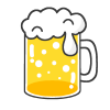 ビール素材　透過png