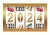 2024年　スロットマシーンの西暦表示