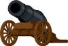 クラシカルな大砲のイメージ