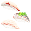 握り寿司 ブリ アジ 鯛