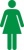 女の人　ピクトグラム　シルエット