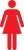 女性　人間　マーク