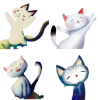 笑う猫透過ＰＮＧ