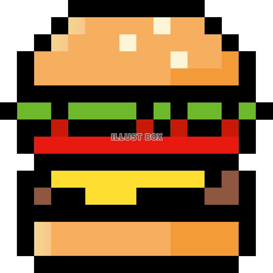 【ドット絵】ハンバーガー