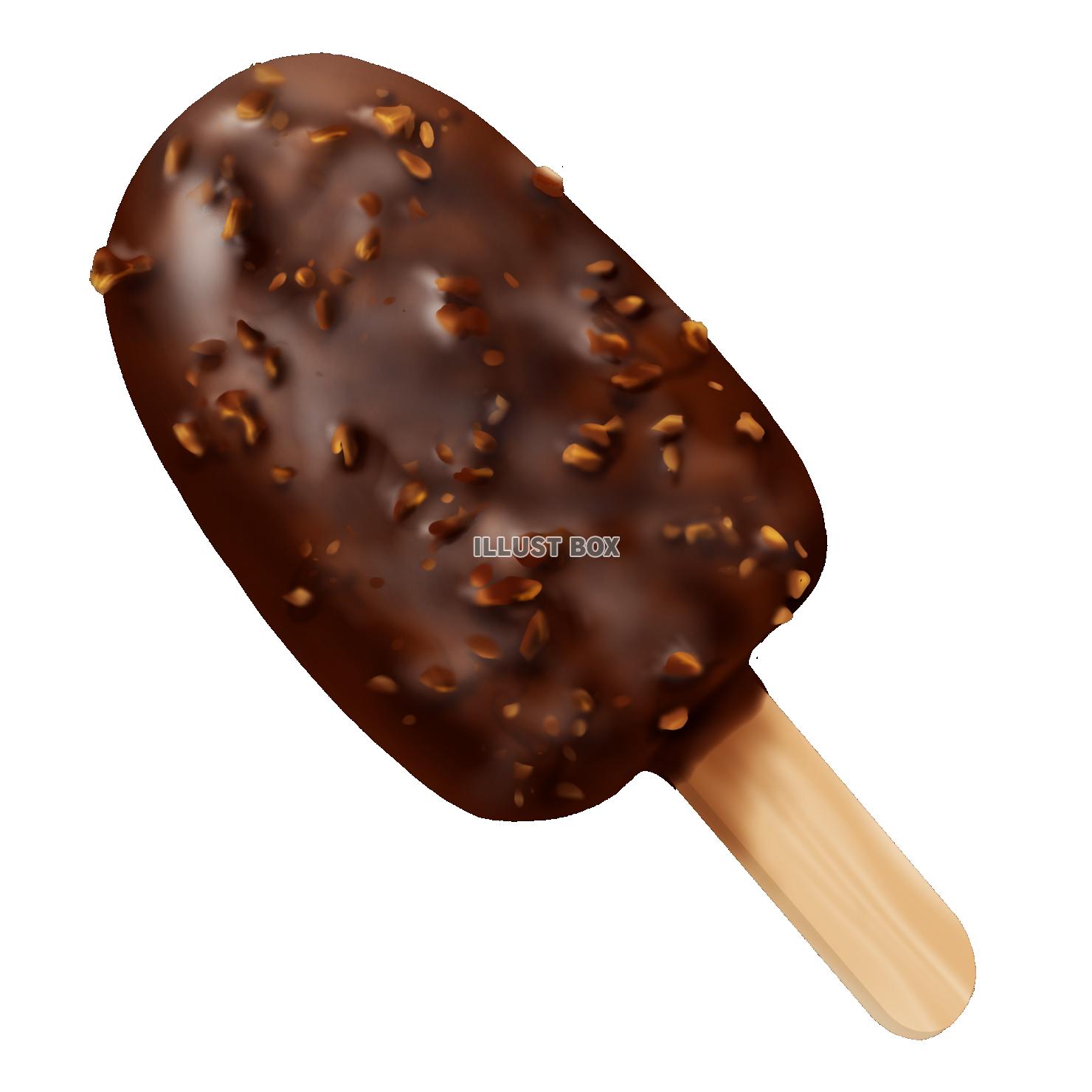クラッシュナッツ入りチョコレートアイスクリームバー①