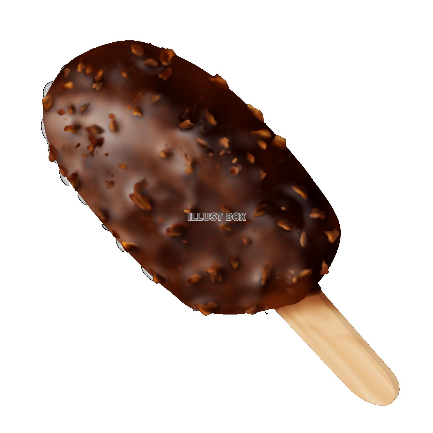クラッシュナッツ入りチョコレートアイスクリームバー②