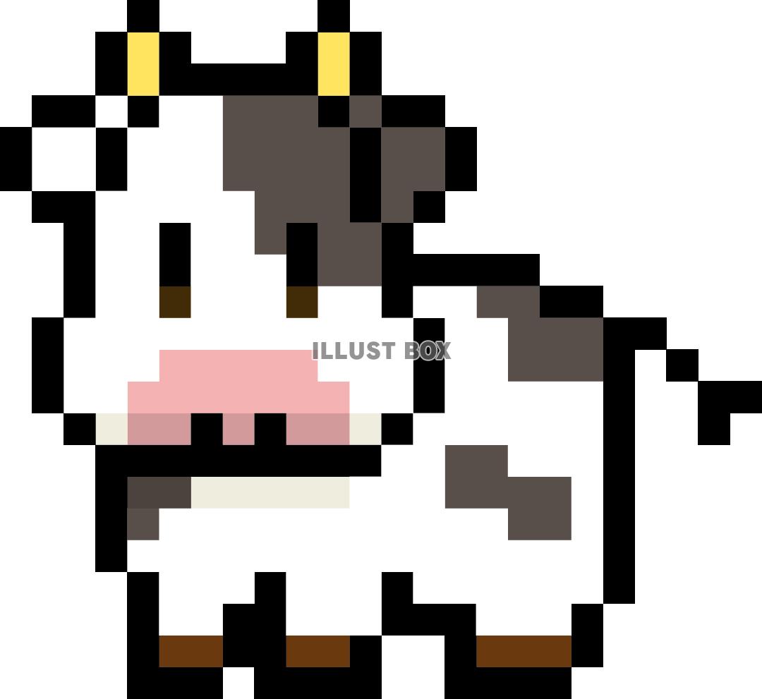 【ドット絵】牛