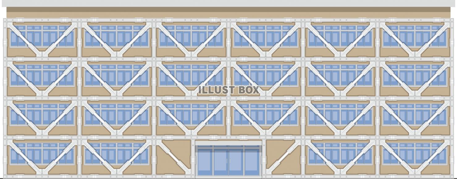 耐震補強工事を施工した建物　全体