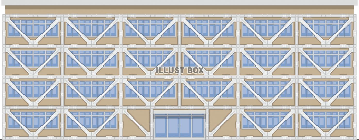 耐震補強工事を施工した建物　全体