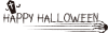 ハッピーハロウィンロゴ3（透過PNG）５倍拡大可能