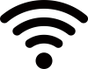wi-fiアイコン・マークシルエット
