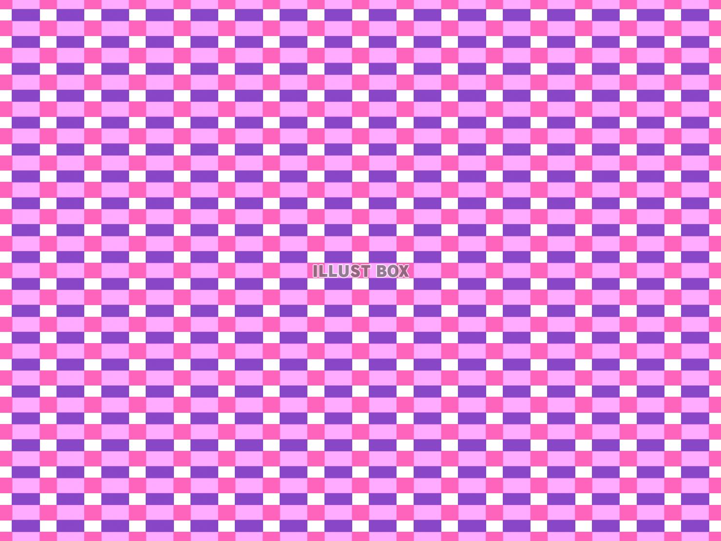 ピンク　チェック　背景
