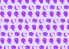 ハロウィンの背景素材（紫）