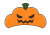 ハロウィンのおばけカボチャの帽子