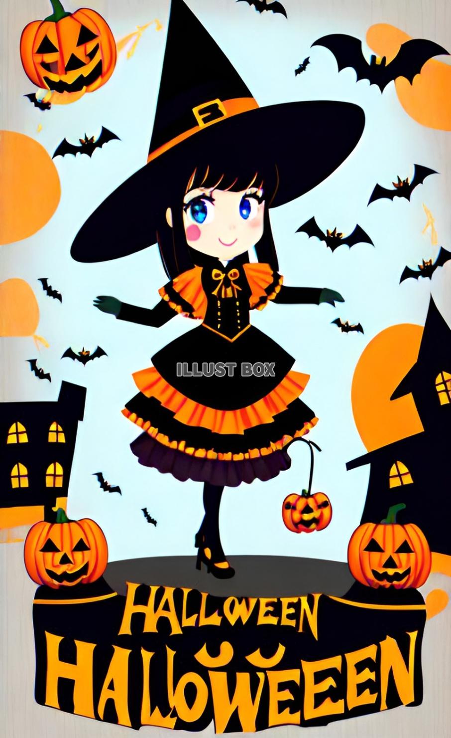 ハロウィンの魔法少女