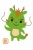 2024年辰年キャラクターイラスト9/全身・線なし