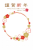 2024辰年桜のフォト年賀状縦01/PNG