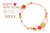 2024辰年桜のフォトフレーム年賀状横05/PNG