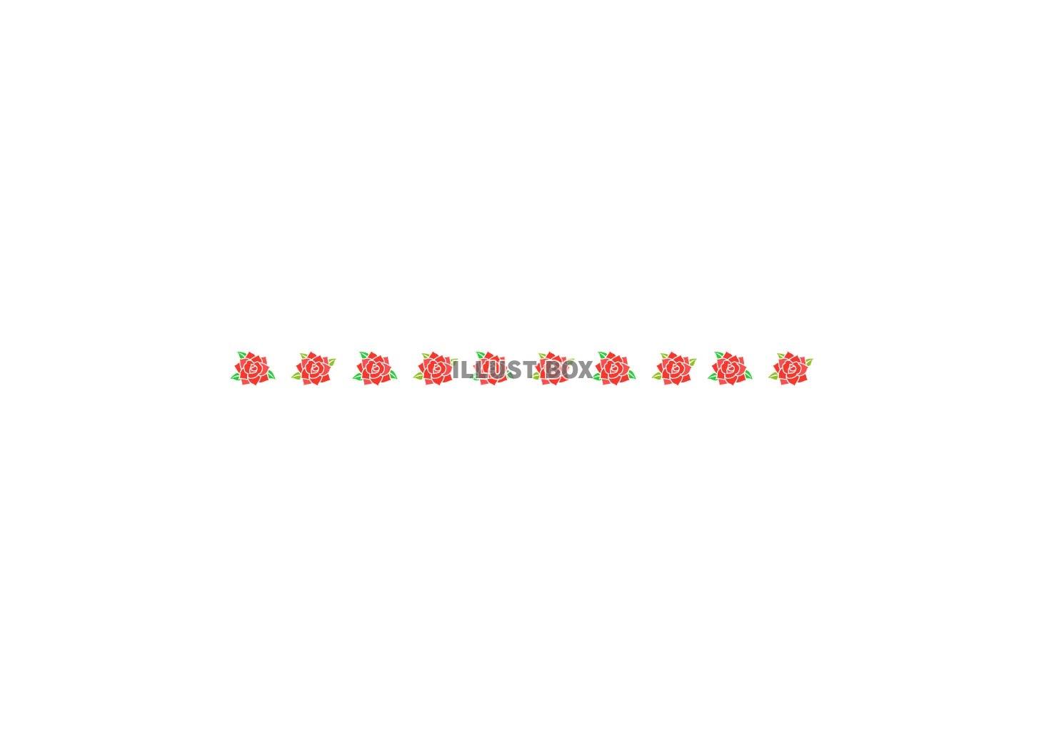 バラの花のライン