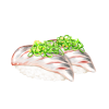 鯵の握り寿司 2貫