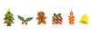 クリスマスのライン　透過png