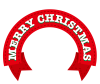 クリスマスロゴ3（透過PNG）５倍拡大可能