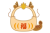 2024年辰年の干支だるまフォトフレーム年賀状08/png