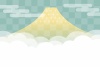 テキストスペース付き　富士山の背景イラスト