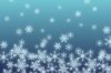 雪の結晶の背景02　青