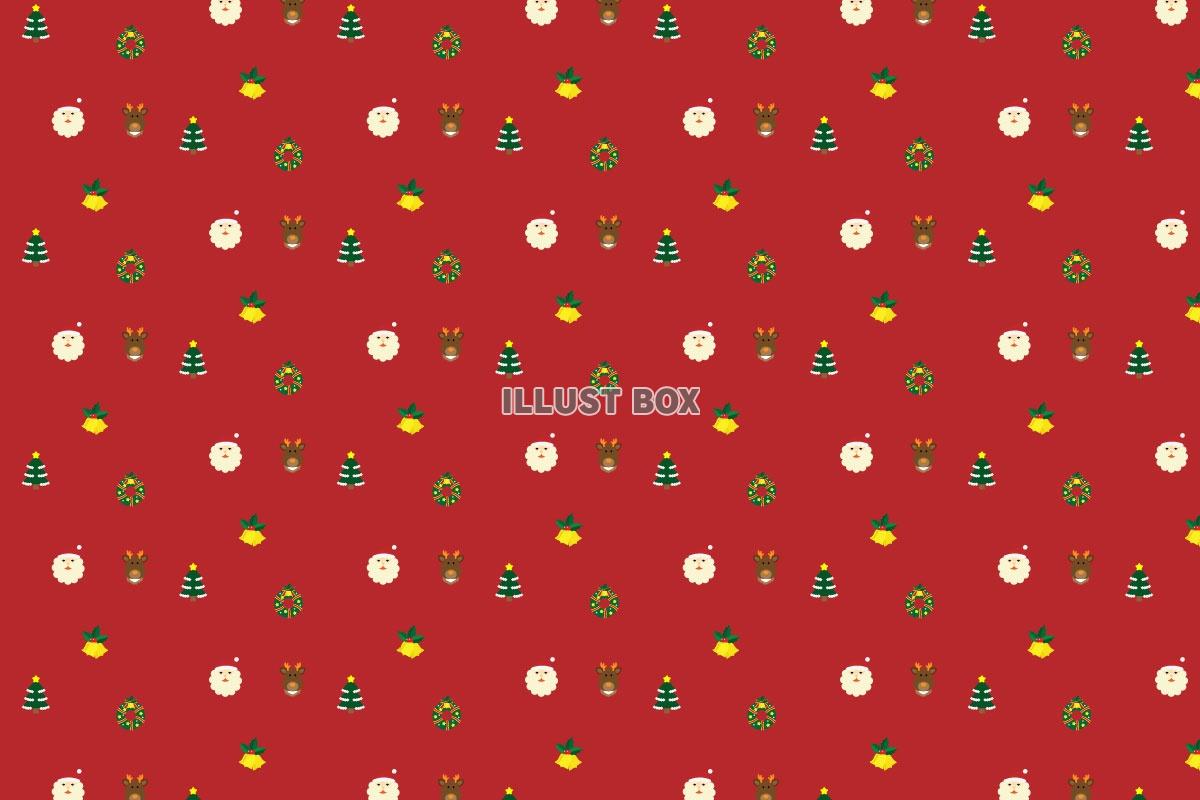 クリスマスアイテム背景04　赤