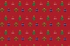 クリスマスツリー背景02　赤