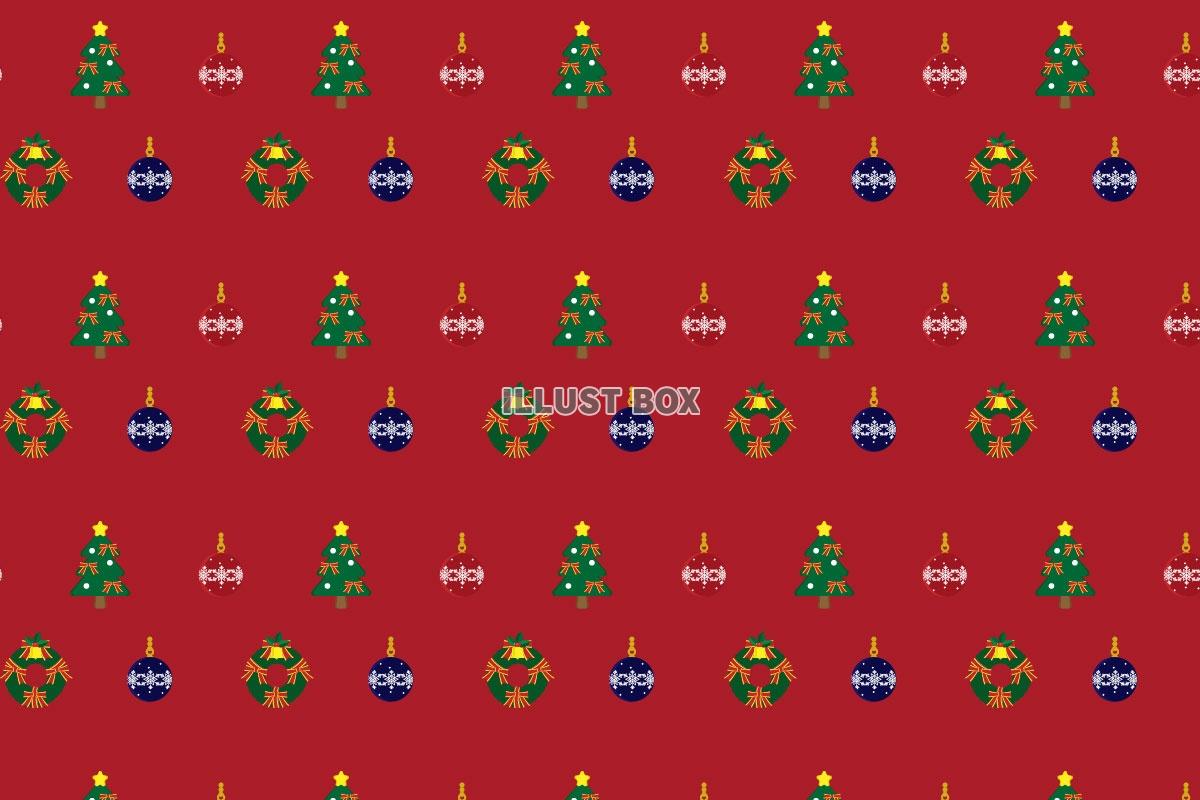 クリスマスツリー背景02　赤