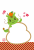 2024年辰年の辰キャラと鏡餅のフォトフレーム年賀状04/png