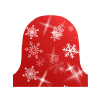 クリスマスベル赤色　透過png