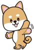 カモン！しばちゃん（透過PNG）