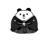 パンダシリーズ　羽織袴でご挨拶1
