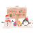 メリークリスマス 雪だるまとペンギン