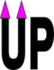 「UP」のデザイン文字_04