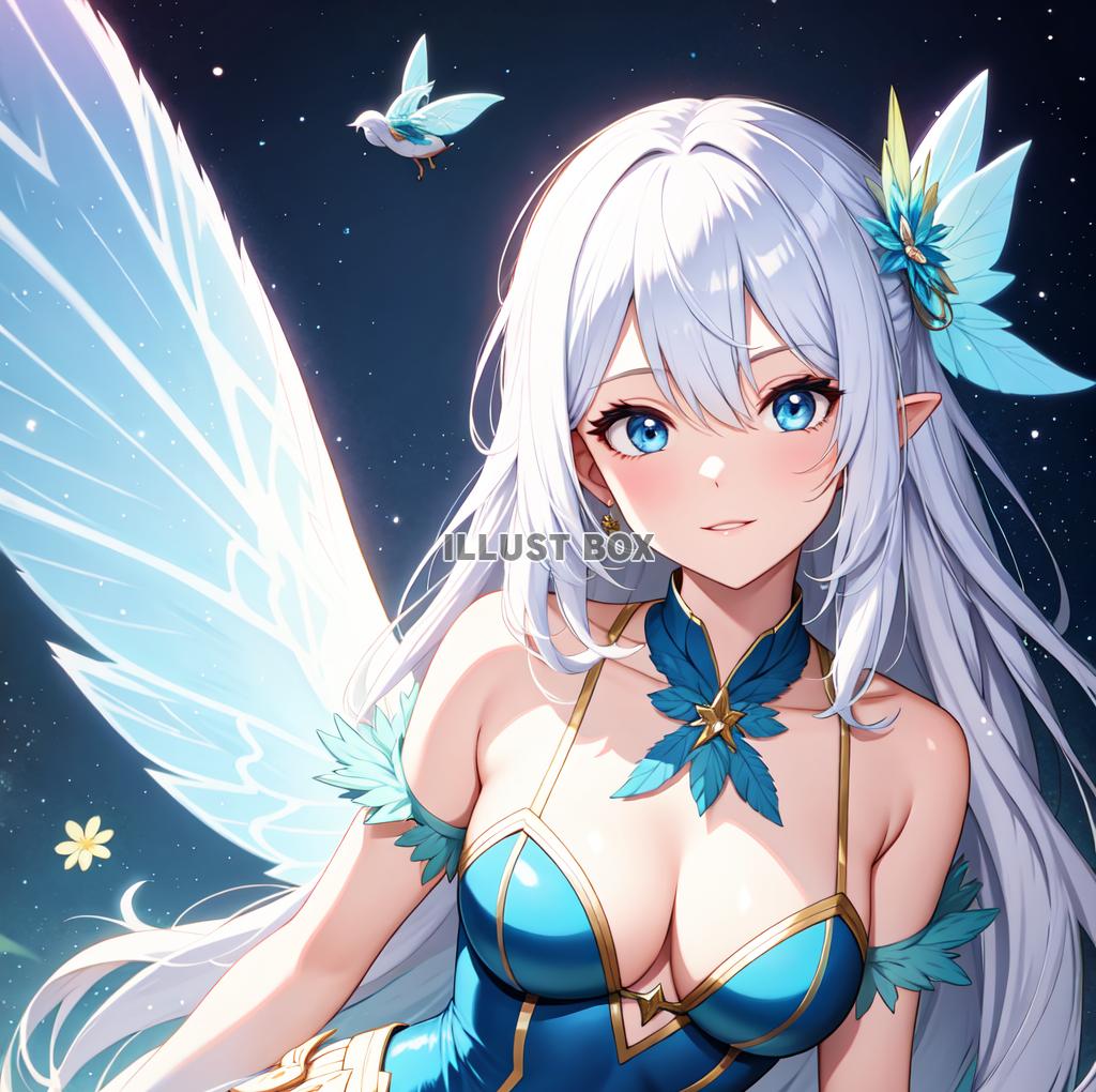 ファンタジー　天使・妖精のイラスト