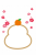 鏡餅と梅の花のフォトフレーム/PNG・縦5